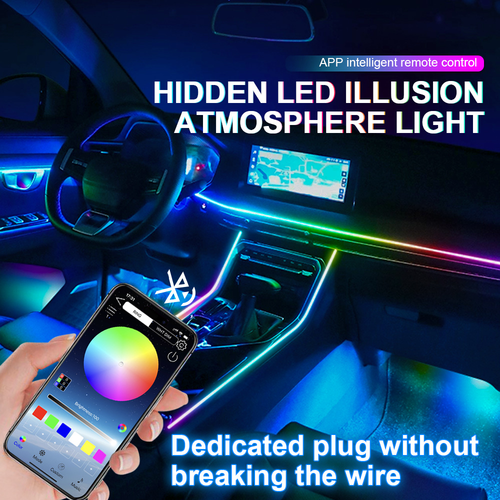 6/10/14/18/22 in 1 Car Ambient - Led Ambient Interior Car Lights App Control review and price