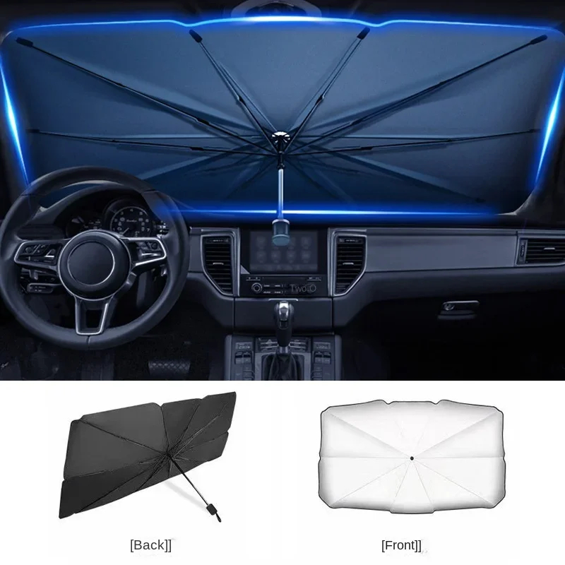 Multi Purpose Convenient Folda - Car Sunshade Windshield Umbrella Foldable review and price