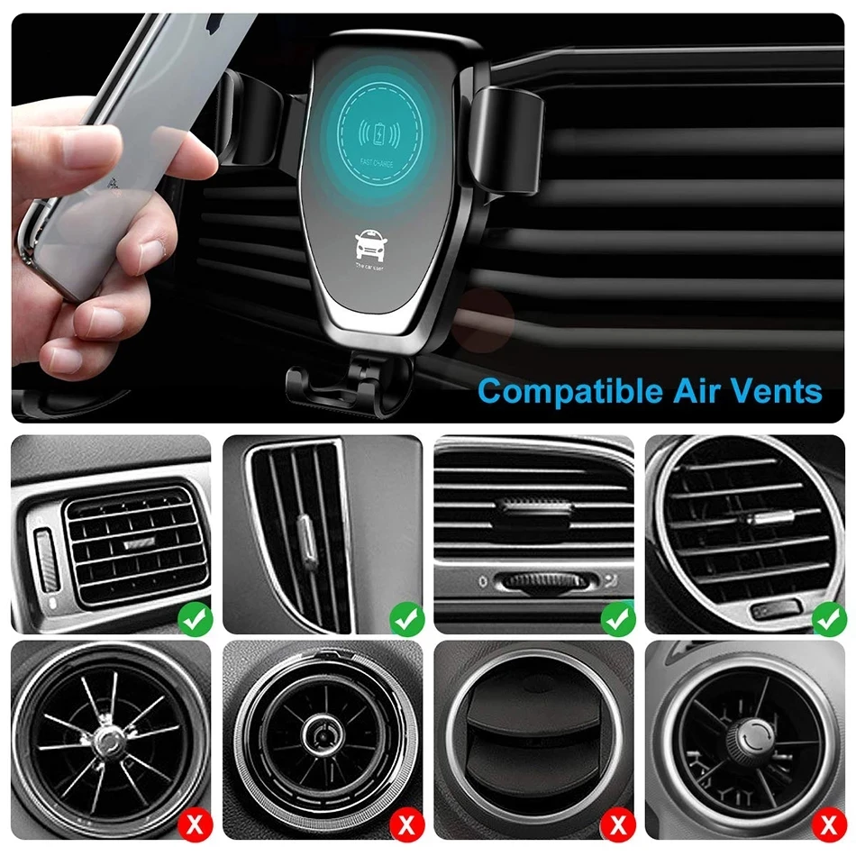 VIKEFON Wireless Car Charger A - Wireless Car Charger Mount Fast Charging review and price