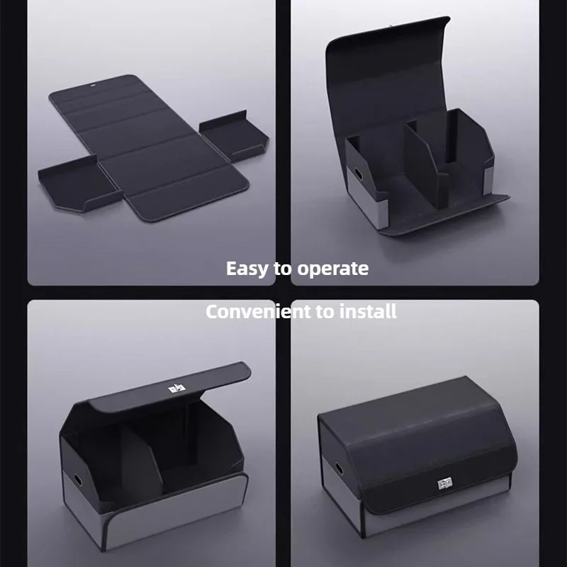Light Luxury Suede Car Trunk S - Car Trunk Organizer Foldable Storage Box review and price