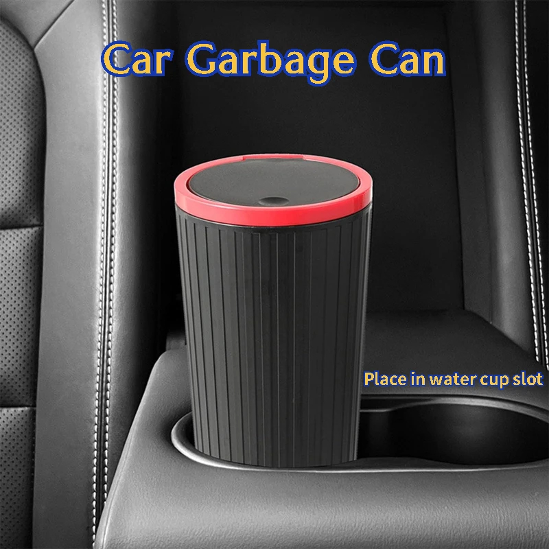 Car Trash Can Press Switch Typ - Waterproof Car Trash Can With Lid review and price
